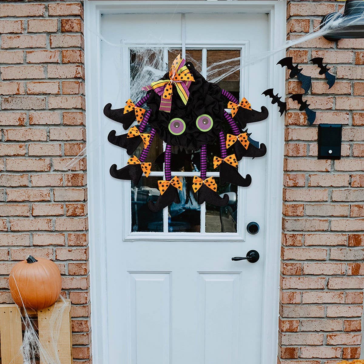 CWMM10264_HALLOWEEN MULTI-LEG SPIDER DOOR DECOR