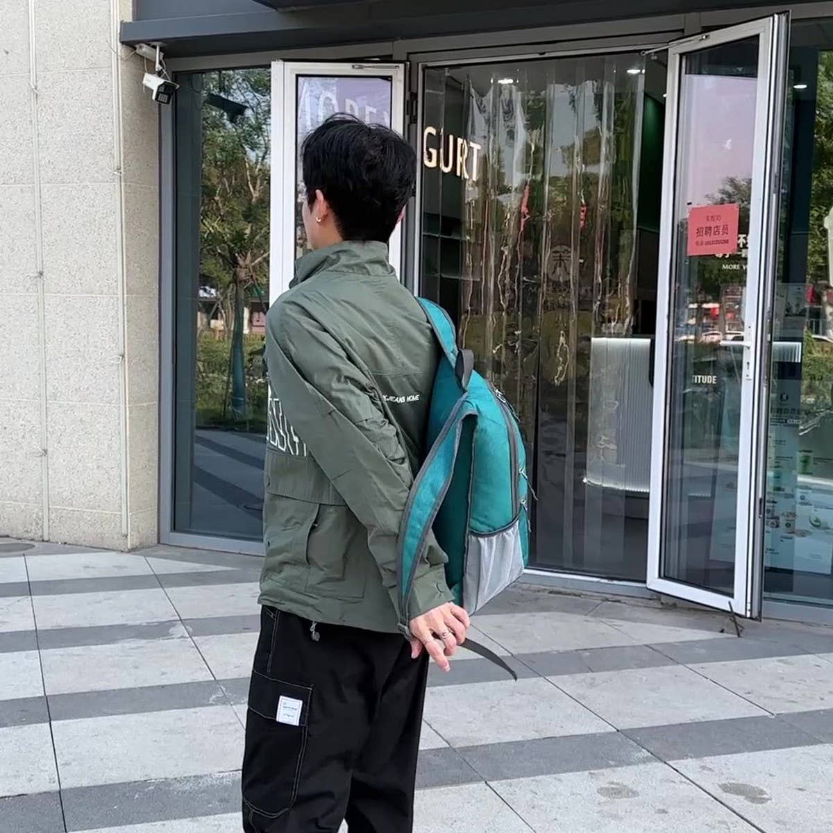 Multi-Function Oxford Fabric Travel Backpack_CWAB5453