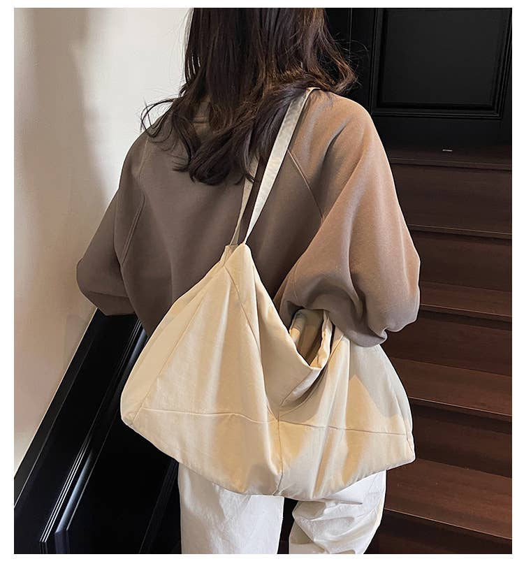Large-capacity trendy casual single-shoulder bag