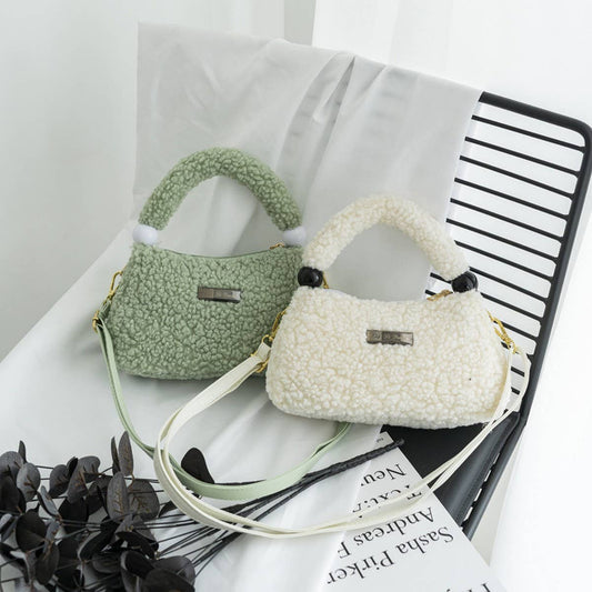WINTER FASHION ONE-SHOULDER CROSSBODY PLUSH BAG_CWAB3934
