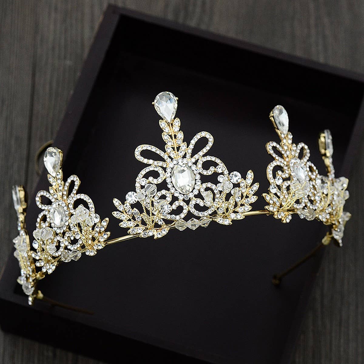 NEW BRIDAL WEDDING CRYSTAL TIARA CROWN