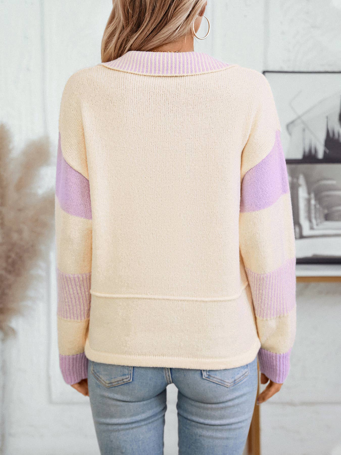 FASHION ALL-IN-ONE LONG-SLEEVED SWEATER