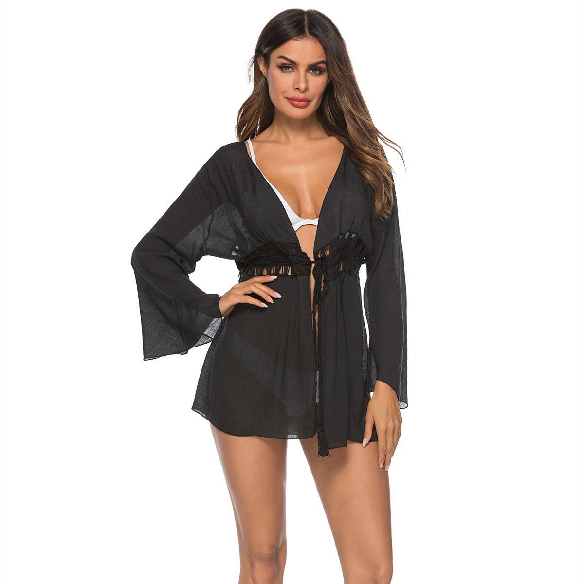 HOLLOW SUN PROTECTION CLOTHING BEACH COVER-UP