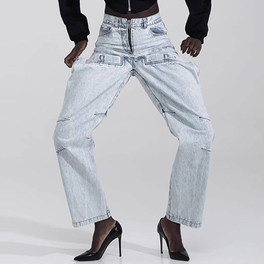 WOMENS LIGHT COLORED CASUAL JEANS