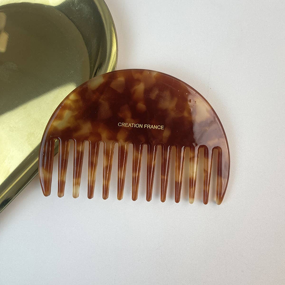 Geometric Acetate Comb Vintage Cute Style