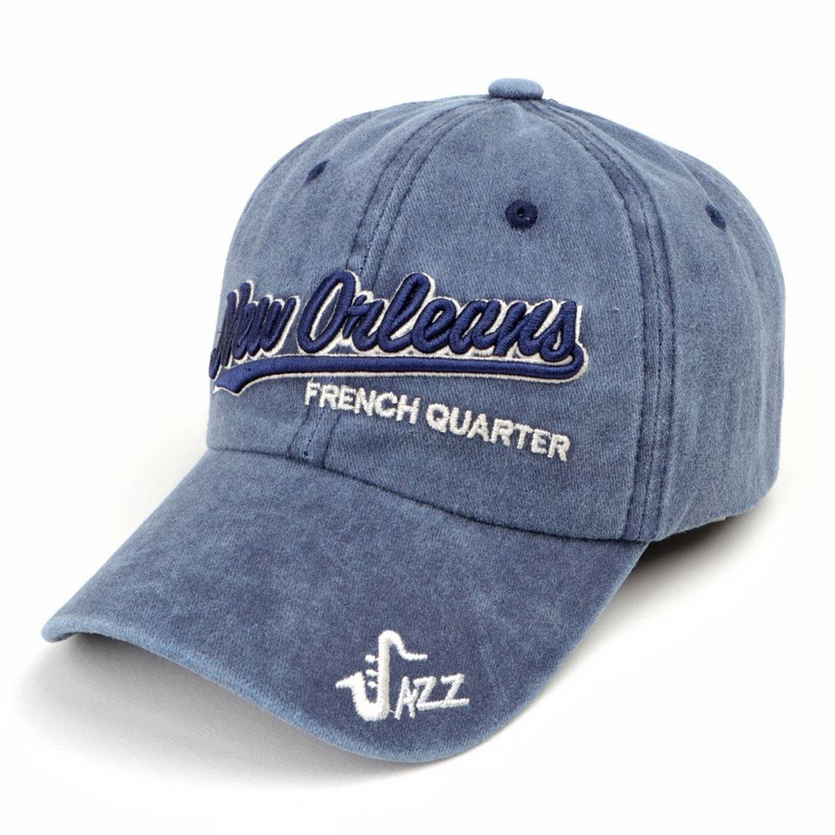 Washed Letter Embroidery Baseball Cap Sun Hat CWAH1132