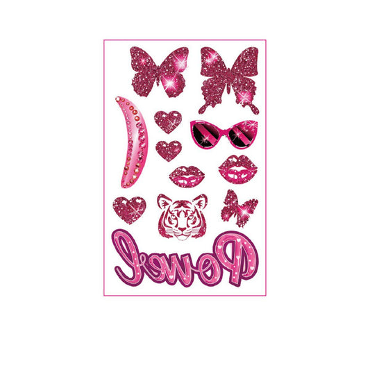 Pink Cowgirl Tattoos ??Cute Bachelorette Stickers_CWMM8385