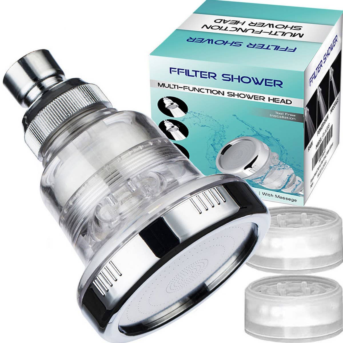 3 INCH FILTER BOOSTER CEILING SHOWER HEAD_CWASC1709