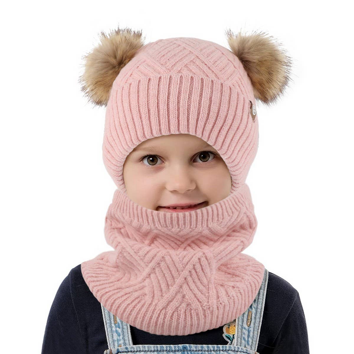 CHILDREN'S WOOL WARM KNITTED THREE-PIECE SUIT