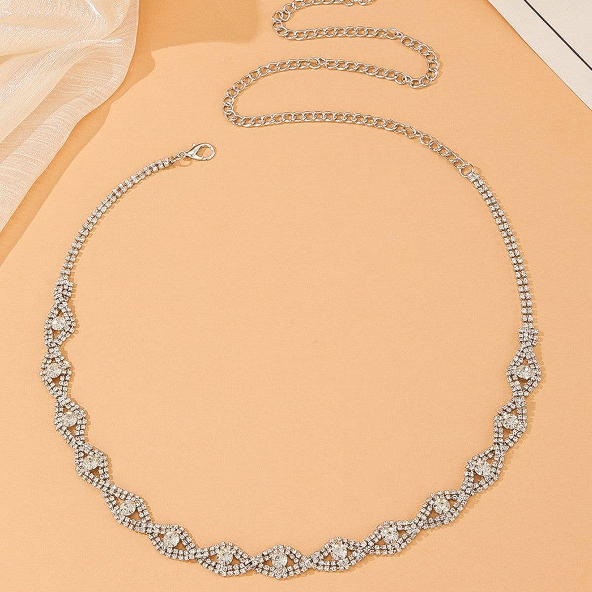 Rhinestone fashionable sexy waist chain