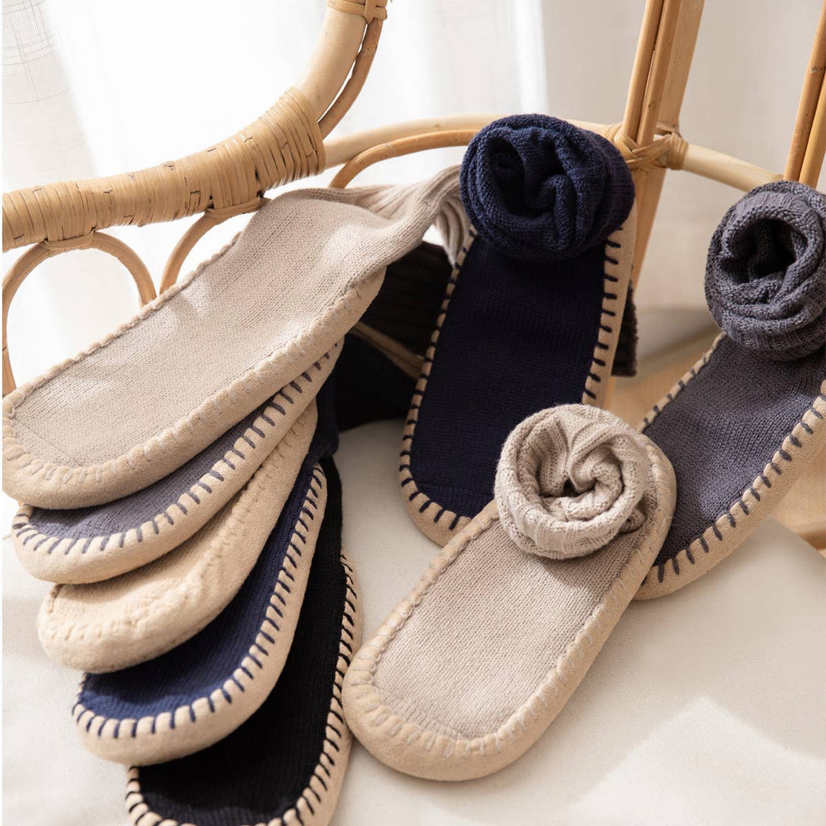 WINTER FLOOR SOCKS FUZZY INDOOR SLIPPER SHOES