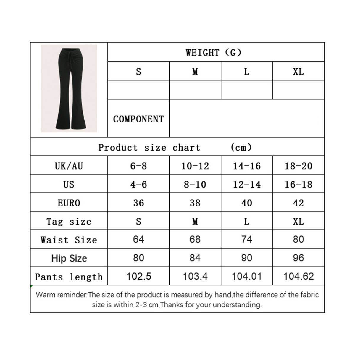 DRAWSTRING LOW-RISE STRETCH SLIM FLARED PANTS