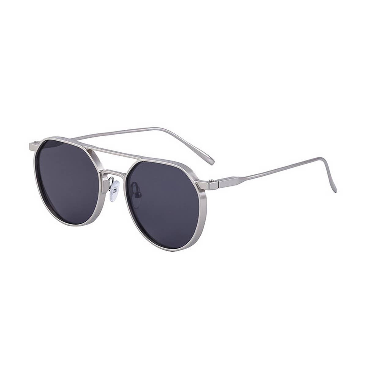 OVAL FRAME SUNGLASSES METALDOUBLE BRIDGESUNGLASSES_CWASG0560