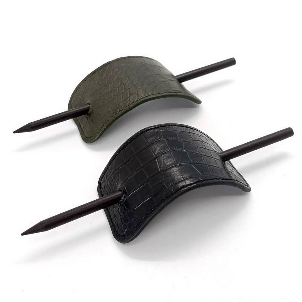Elegant Vintage Croc Pattern Hair Stick