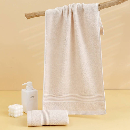 HOUSEHOLD SOLID COLOR THIN SOFT COTTON TOWEL