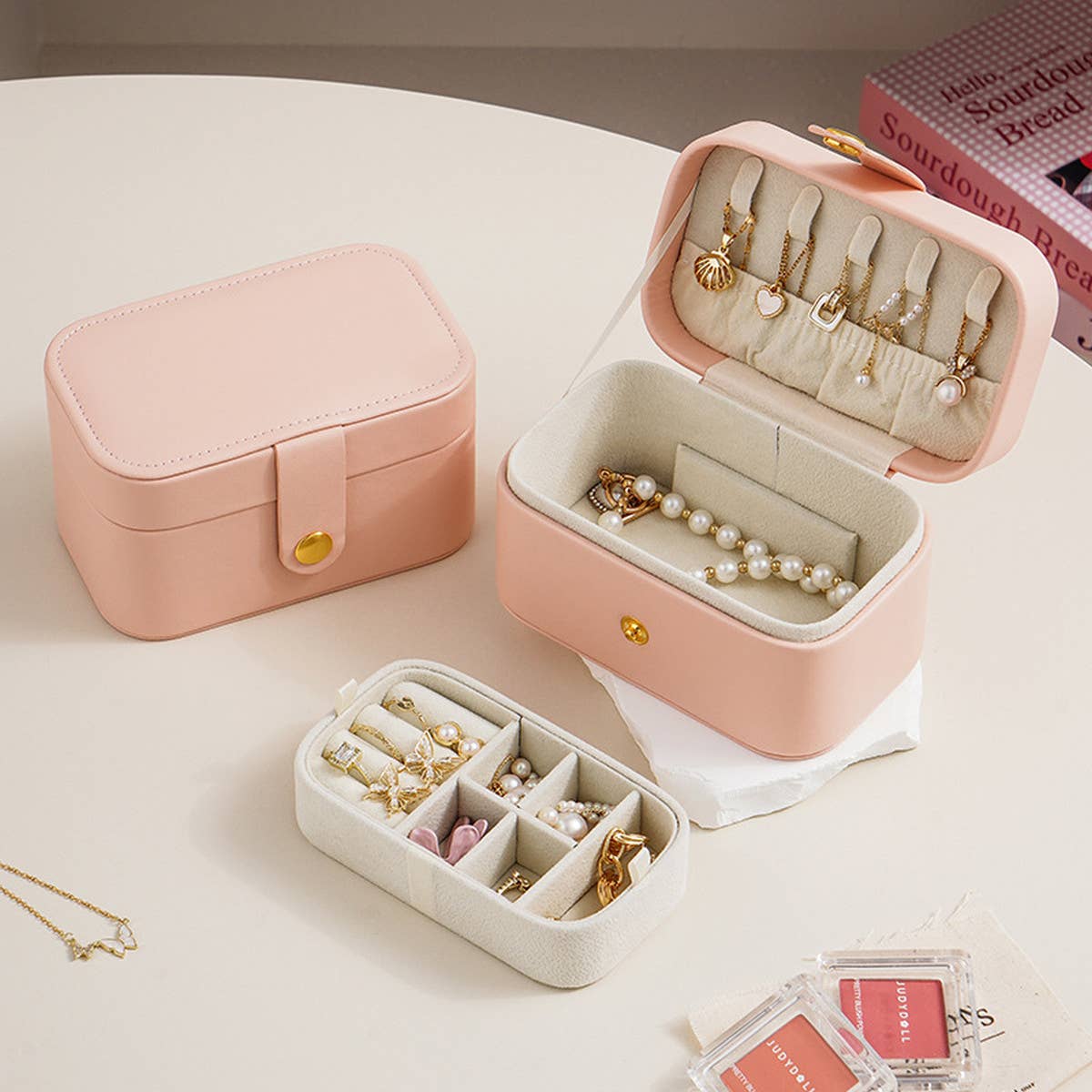 TRAVEL SIMPLE PORTABLE JEWELRY BOX
