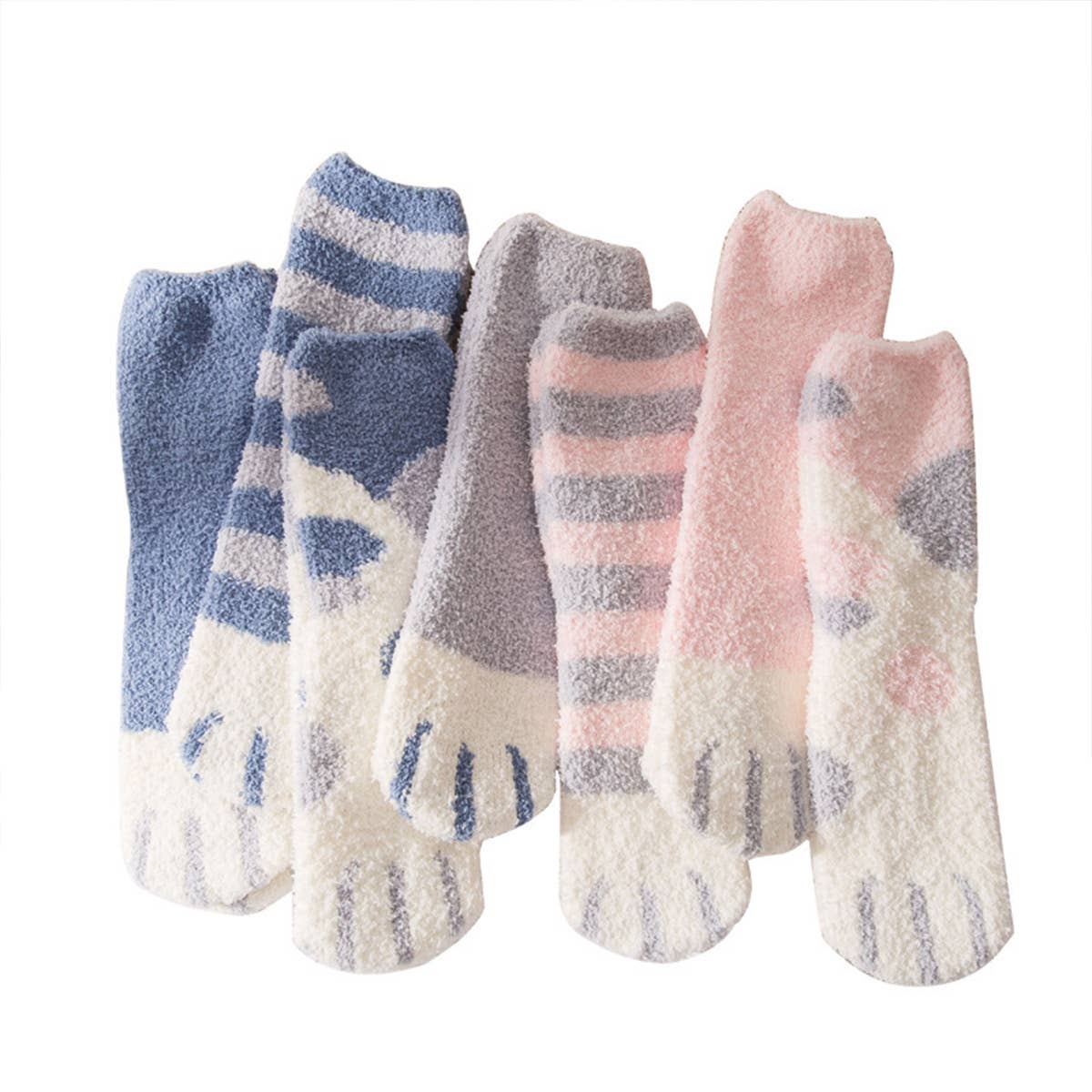 NEW STYLE WARM MID-CALF SLEEPING SOCKS_CWMS0967