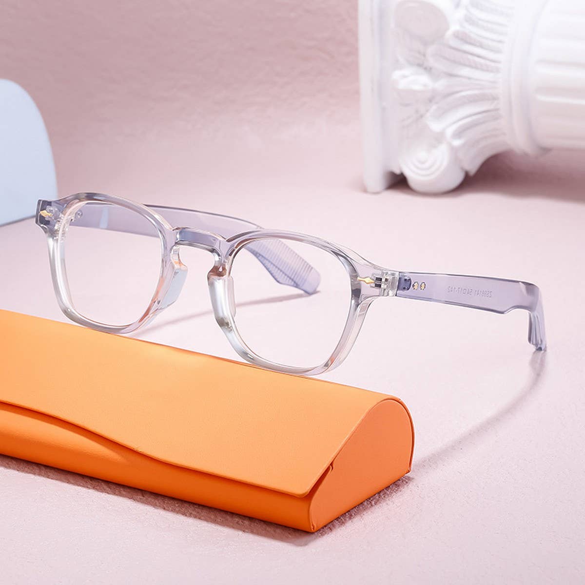 FASHIONABLE PLAIN ROUND FRAME PLAIN GLASSES