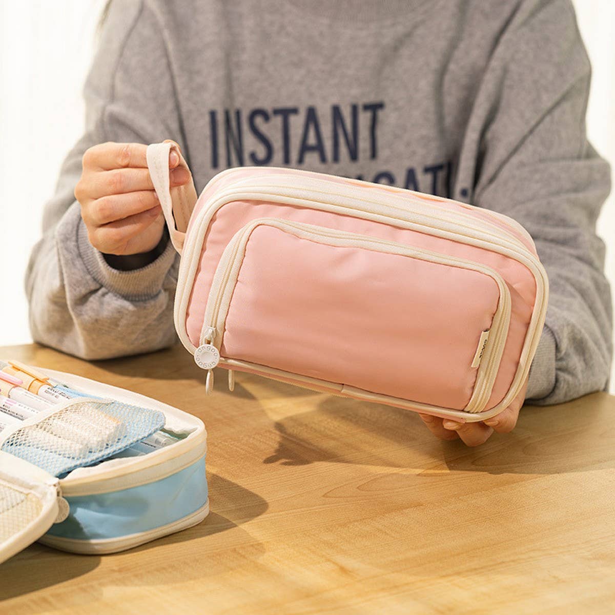 MACARON LARGE CAPACITY MULTI-LAYER PENCIL CASE