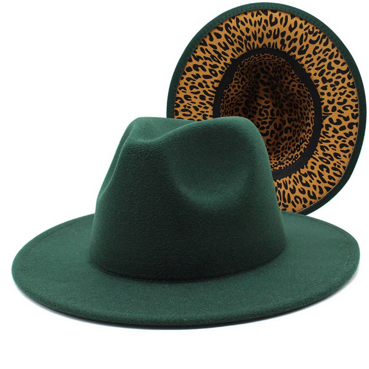 THICKENED DOUBLE-SIDED HAT TWO-COLOR JAZZ HAT_CWAH2536