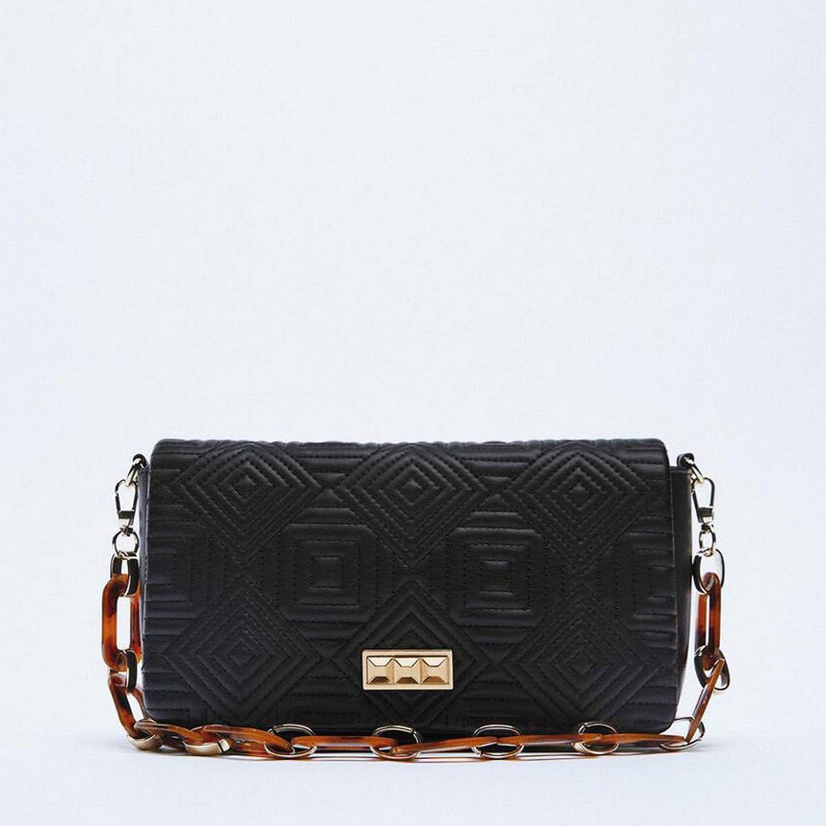 WOMEN'S BEADED CHAIN SIMPLE VERSATILE SHOULDER BAG_CWAB3442