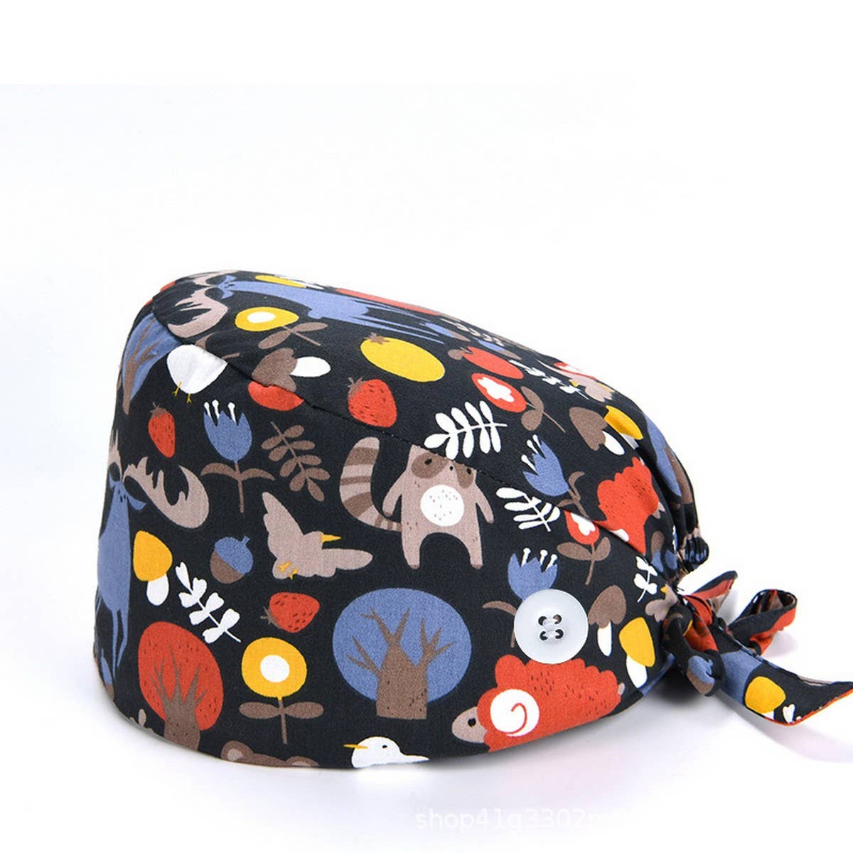 SURGICAL CAP PURE COTTON EMBROIDERED DOCTOR CAP_CWAH3323