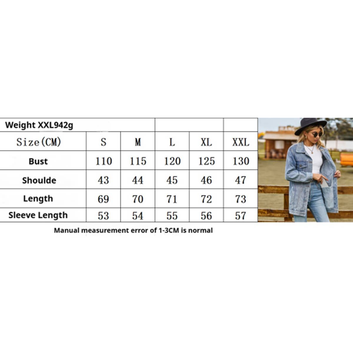 Women??¢s Retro Casual Oversized Jean Jacket_CWOCO1191