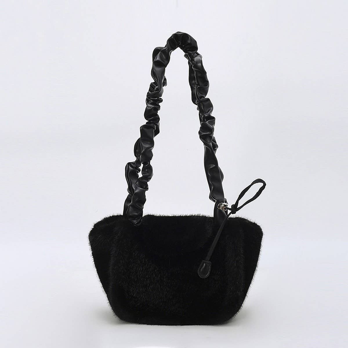 Elegant Fluffy Plush Handbag for Women_CUAB00545