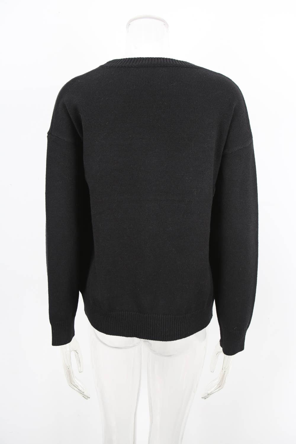 Fashion love loose Valentine's Day knit sweater