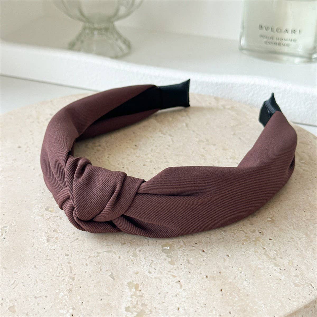FASHION TOP KNOT FABRIC HEADBAND_CWAHA1376
