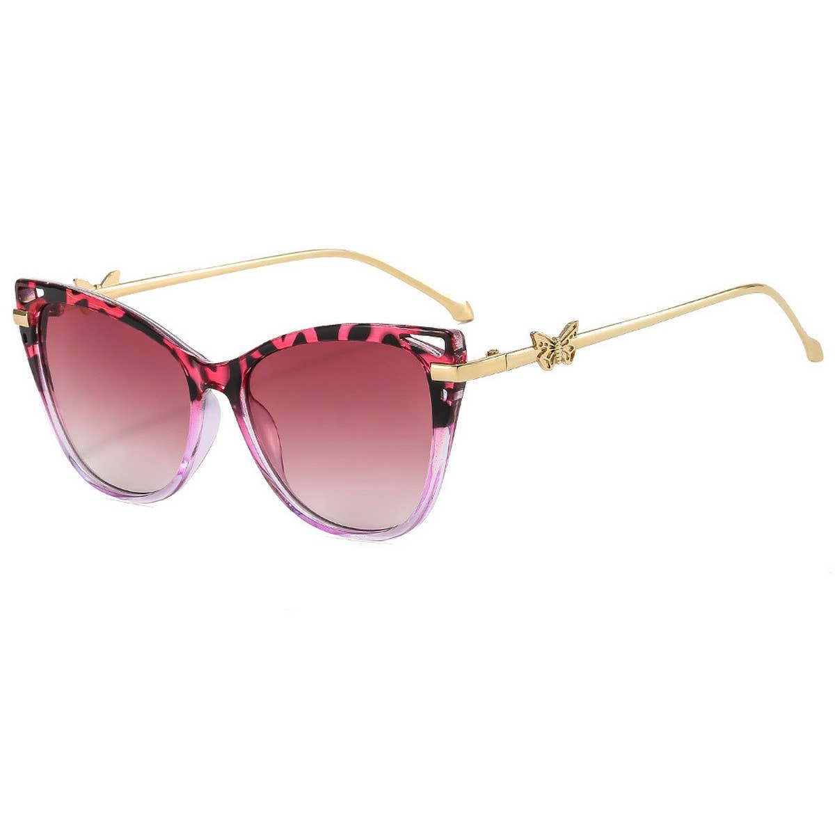 Elegant Butterfly Cat Eye Retro Fashion Sunglasses