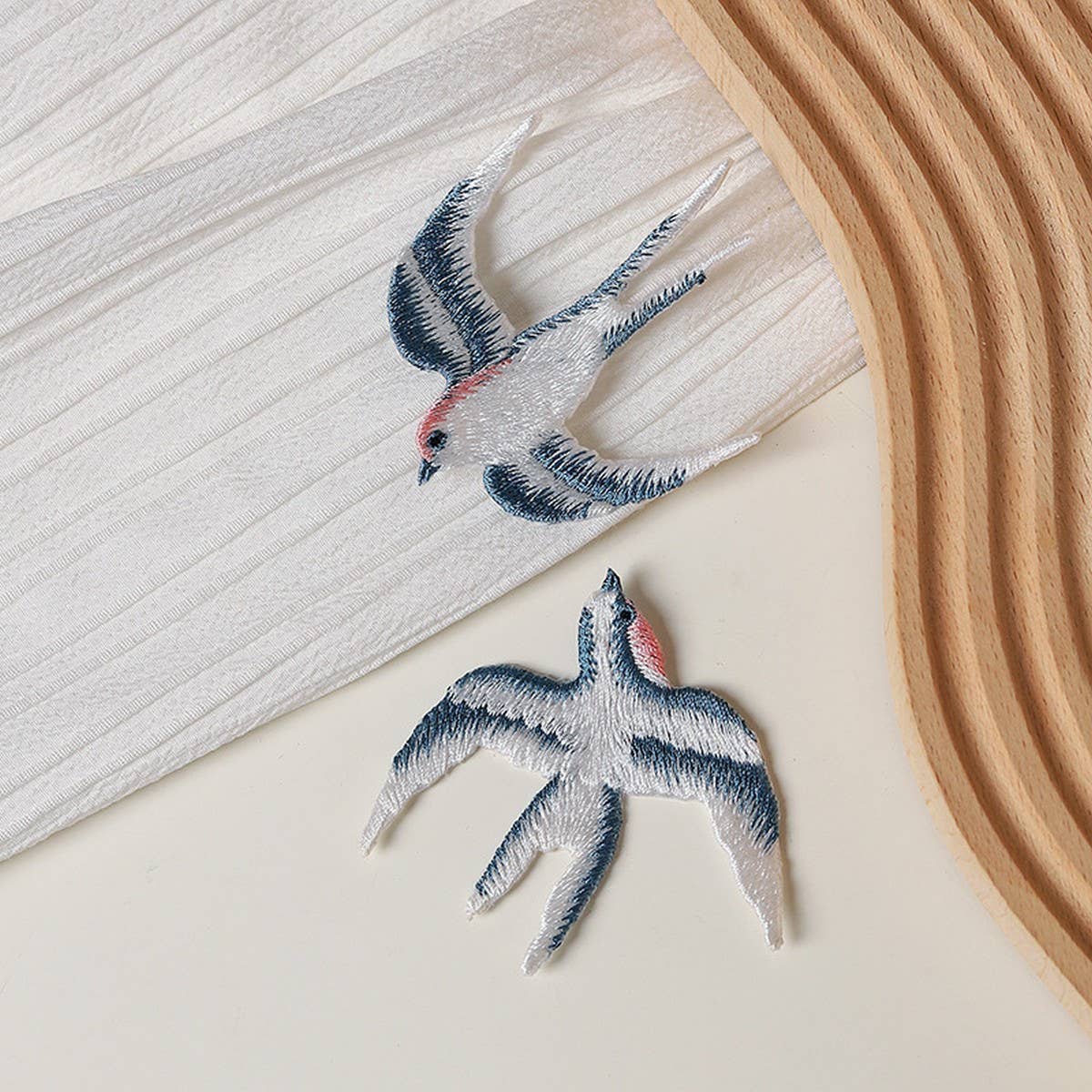 3D Dragonfly Swallow Embroidered Patch for Repair_CWMM5928