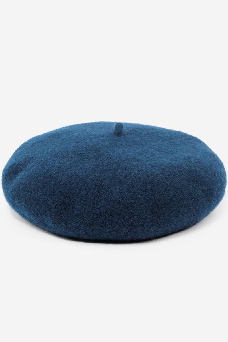 SOLID FUZZY BERET_CWAH0541