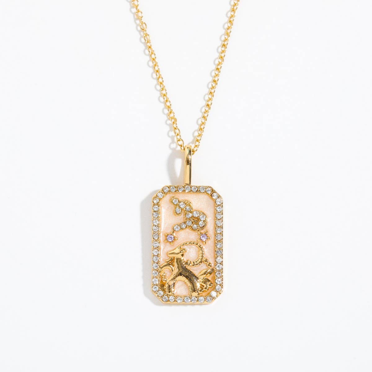 NEW CREATIVE 12 CONSTELLATIONS ZIRCON NECKLACE