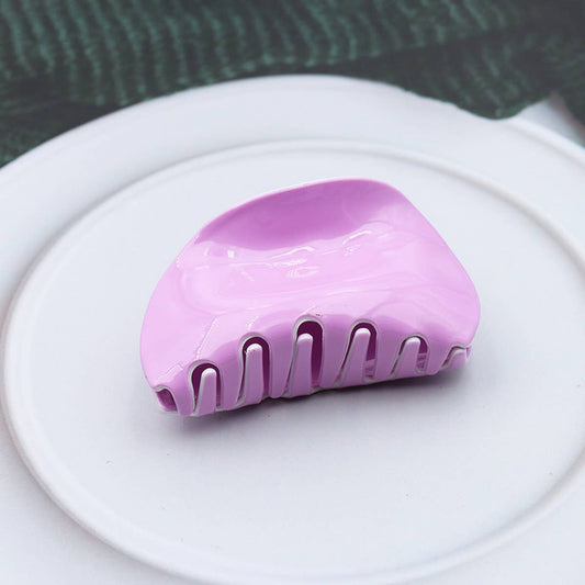 SEMI-CIRCULAR ELEGANT SOLID COLOR HAIRPIN