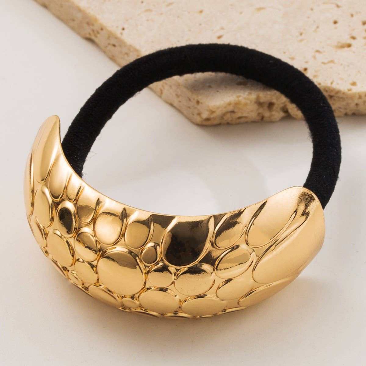 Minimalist Metal Elastic Hair Tie ? Soft & Stylish