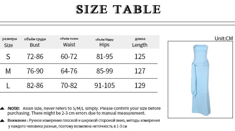 CWDTD0435_ELEGANT STRAPLESS RIBBON TIE BODYCON MAXI DRESS