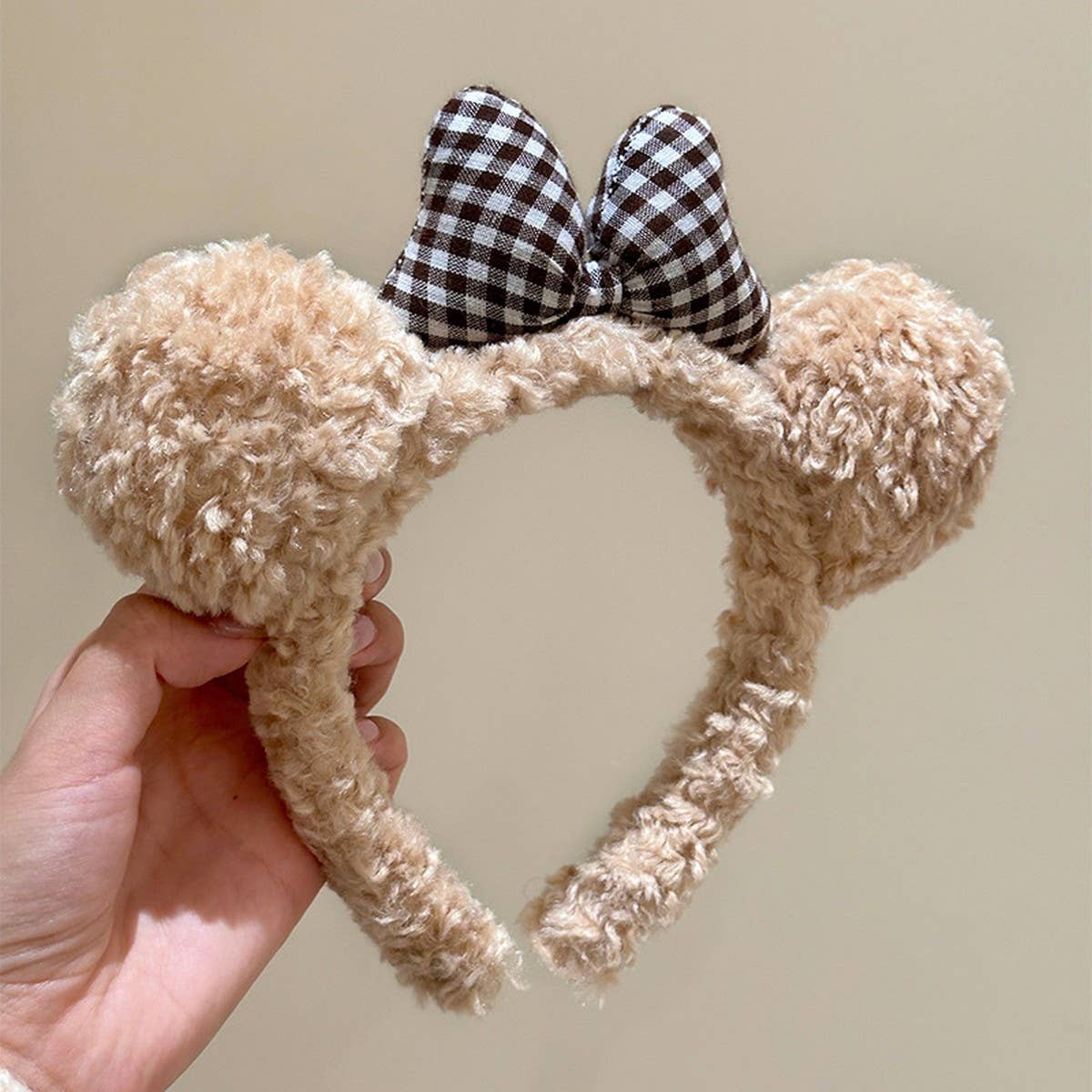 CUTE BOW PLUSH HEADBAND HAIRBAND HEADDRESS