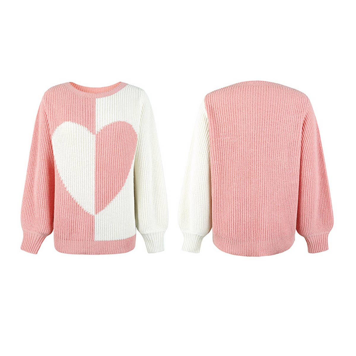 KNIT SWEATER WITH MATCHING LOVE LANTERN SLEEVES