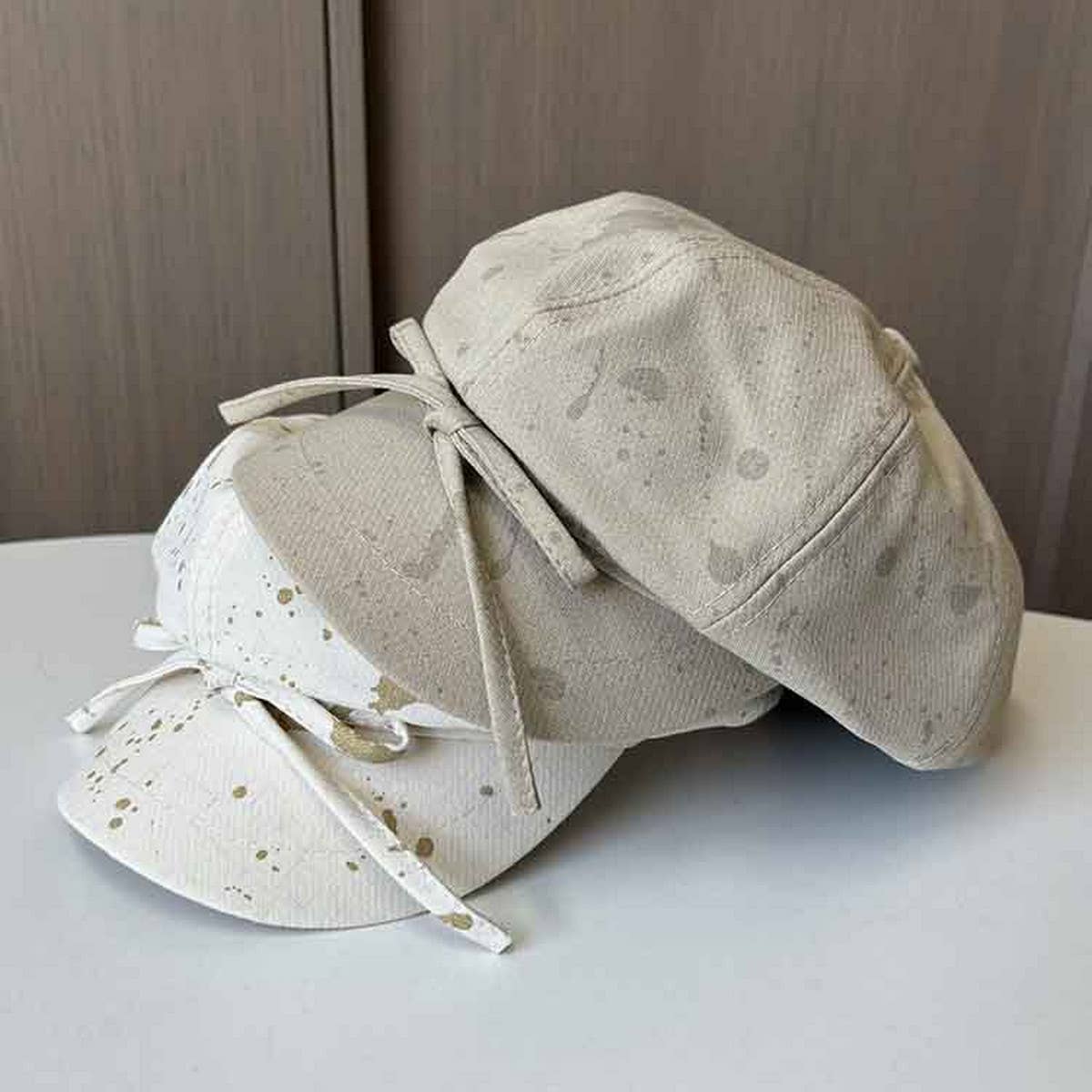 VERSATILE CASUAL BOW TIE BERET_CWAB2914