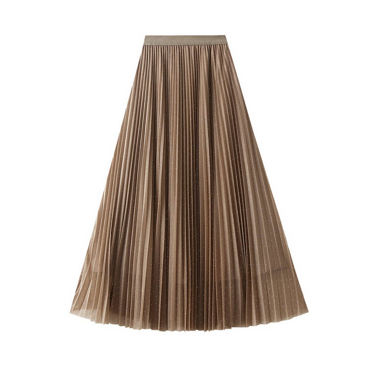 MESH SKIRT ALINE PLEATEDSKIRT MIDLENGTH TULLESKIRT