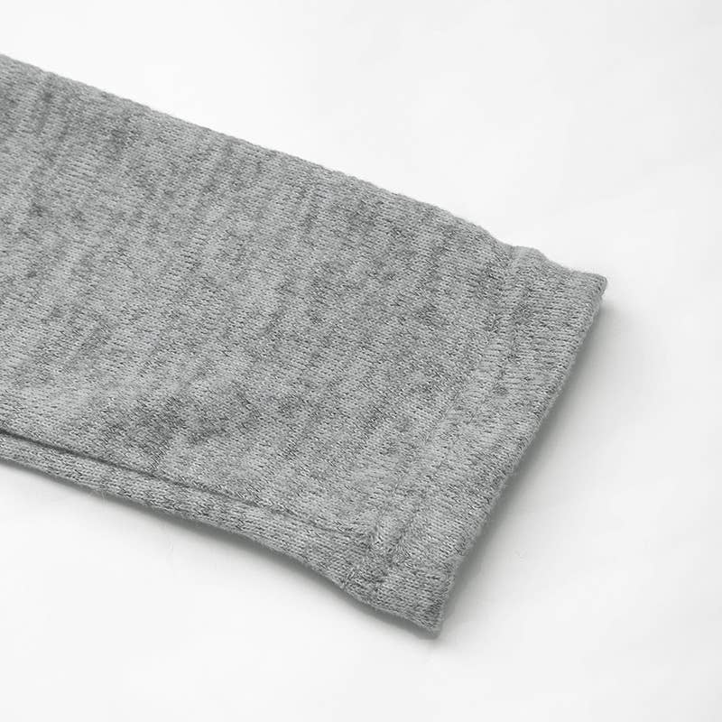 Twisted long-sleeved slimming base T-shirt