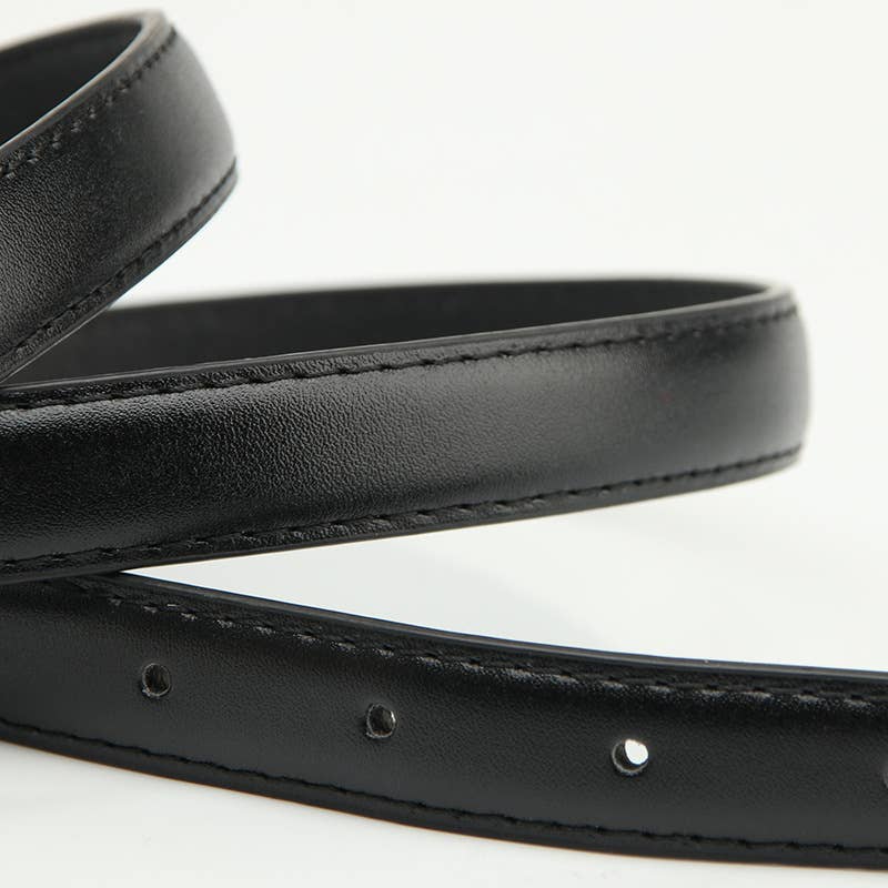 Casual and versatile alloy pin buckle belt