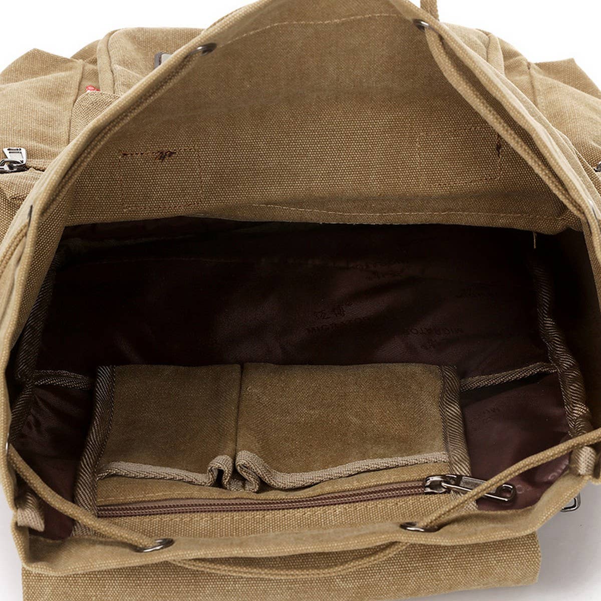 HIGH CAPACITY BACK-TO-SCHOOL CANVAS BACKPACK_CWAB2207