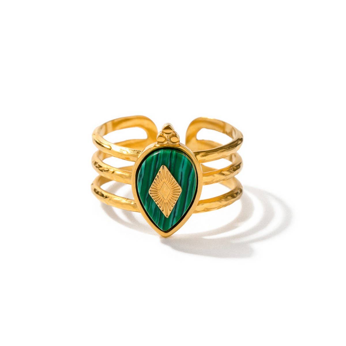 FRENCH OPENING ADJUSTABLE VINTAGE HOLLOW RING