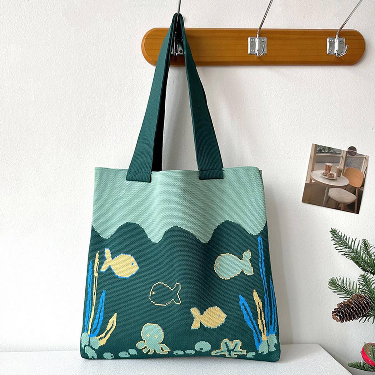 OCEAN OCTOPUS CARTOON CUTE HANDBAG_CWAB3229