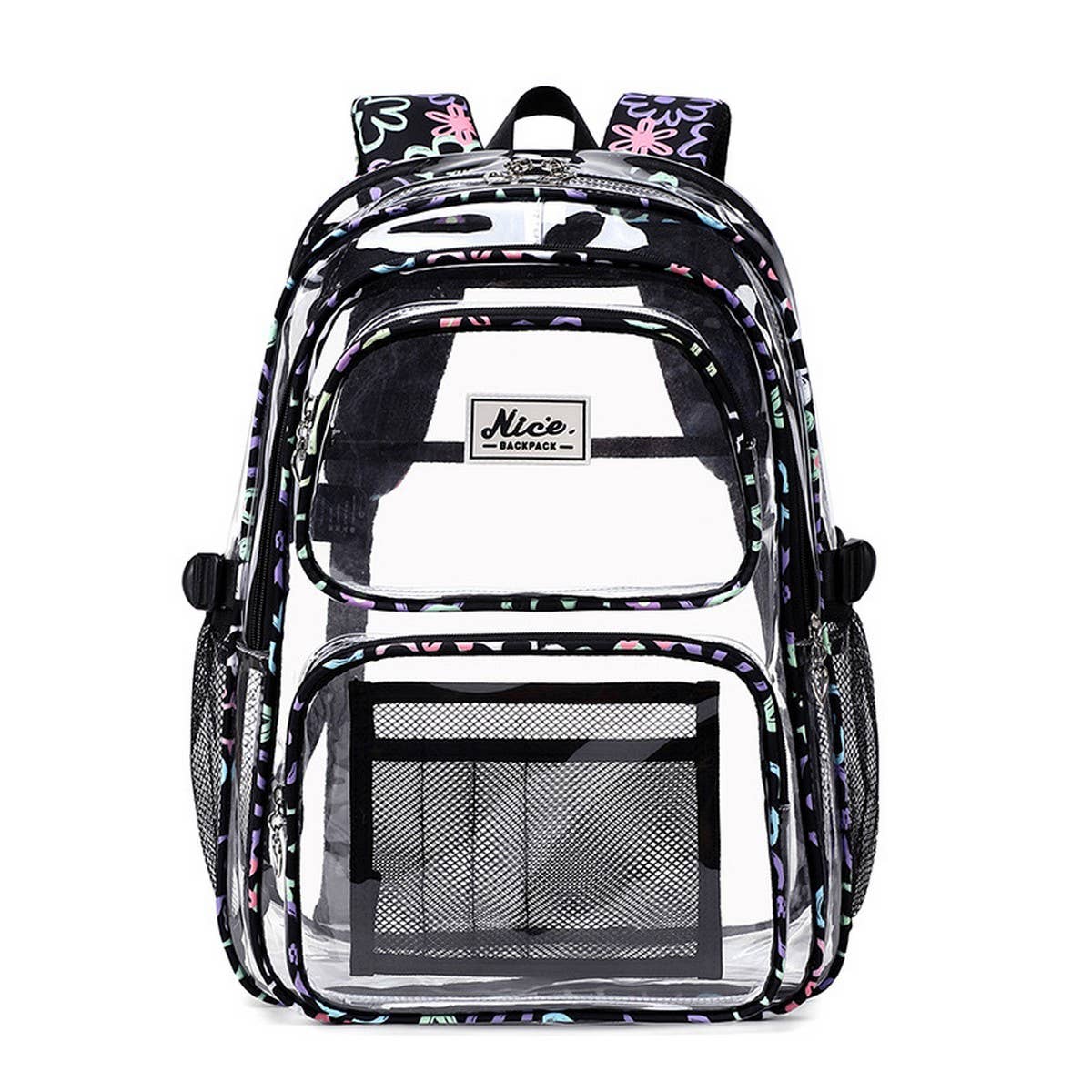 Clear PVC Backpacks for School Teen Girls_CWAB5492