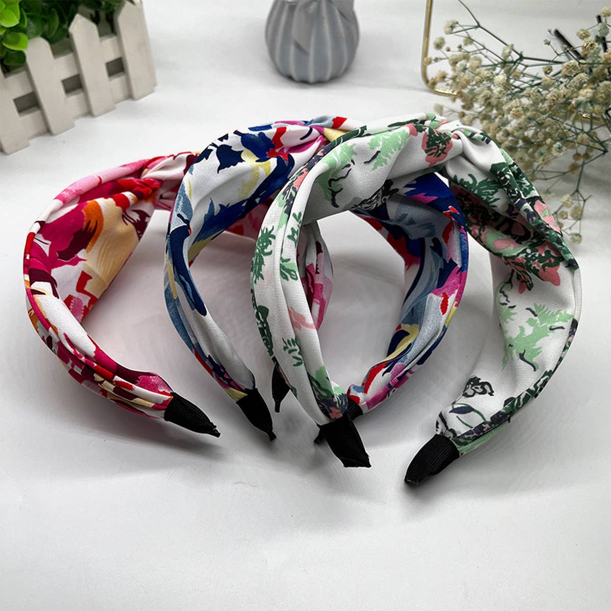 FASHIONABLE TIE-DYE MIXED COLOR HEADBAND