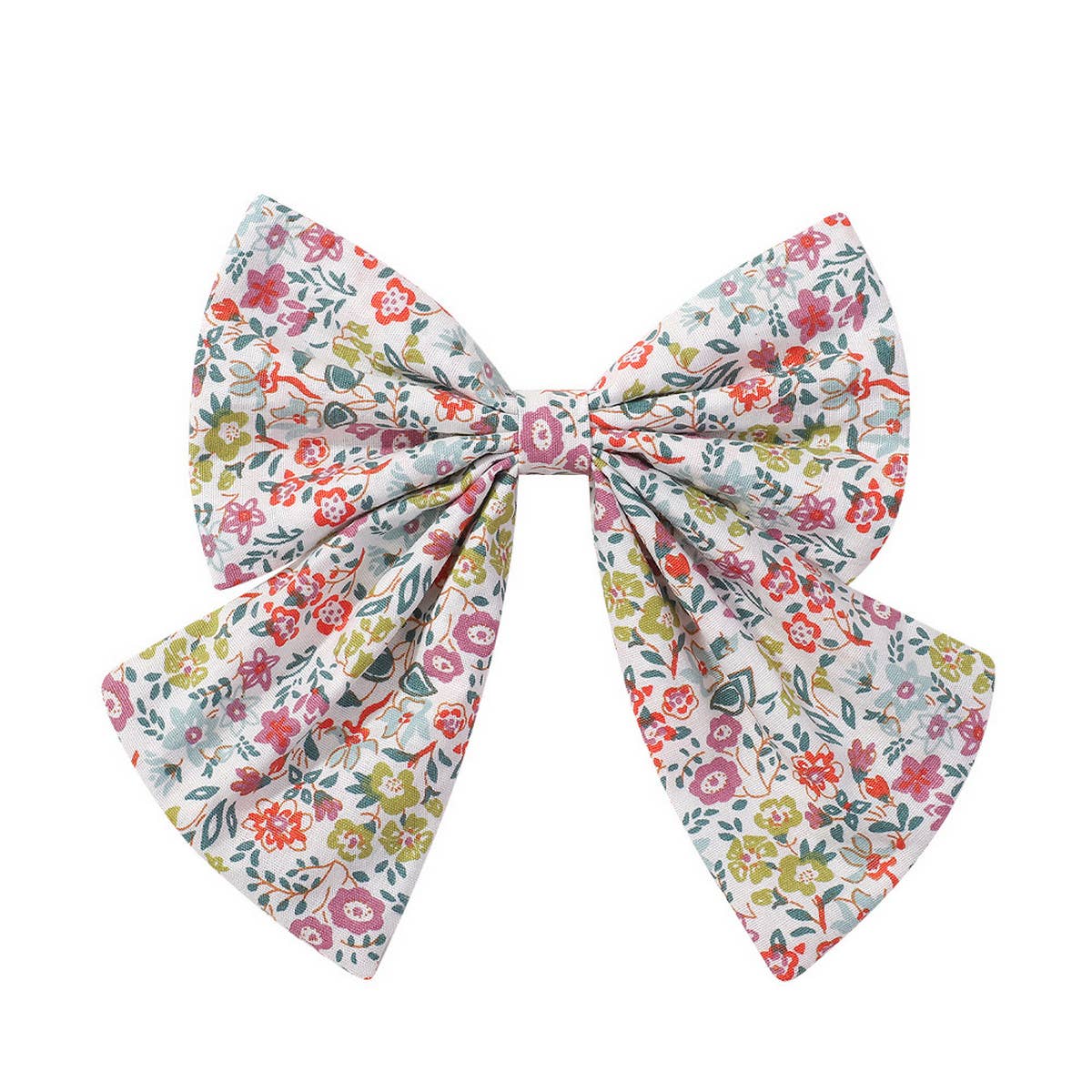 CHILDREN'S SIMPLE FLORAL BOW HAIRPIN