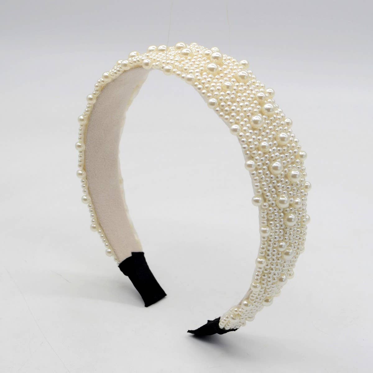 PURE HANDMADE WIDE BRIMMED PEARL HEADBAND_CWAHA0365